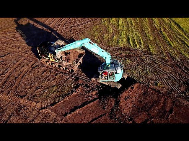 BRADLEYS MACHINERY - T14R Woodland Relocation Project PRINOTH UK Dealer