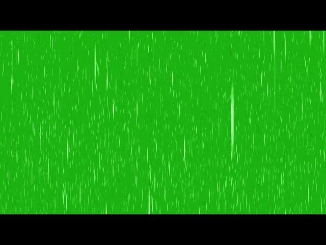 Rain green screen