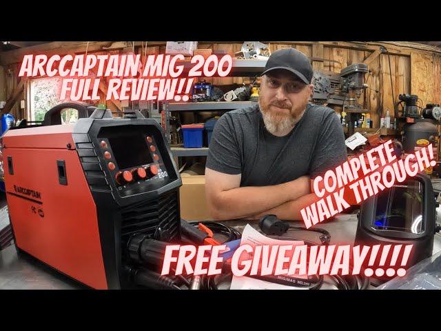 Best value in welders?? Arccaptain MIG 200 Multi Process welder review and complete tutorial!!