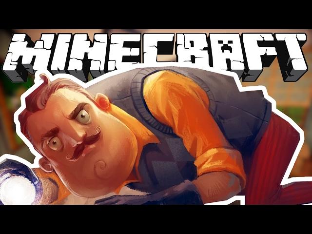 ПРИВЕТ СОСЕД В МАЙНКРАФТЕ! ЕГО ПОЙМАЛИ! HELLO NEIGHBOUR IN MINECRAFT ROLEPLAY