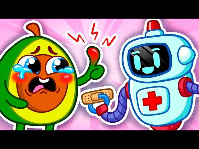 Robot Doctor Take Care of Baby Song | Nursery Rhymes & Kids Songs