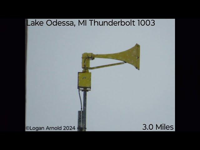 Lake Odessa, MI Thunderbolt 1003 Ambience. Weekly Test 11-30-2024