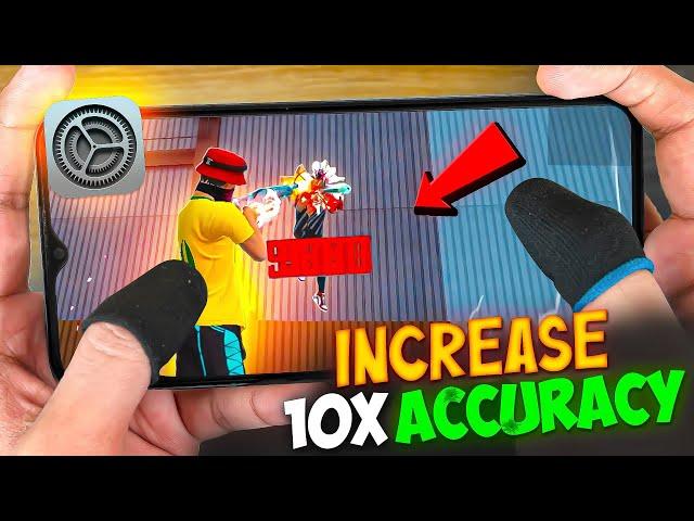 God Level [ Accuracy + No Recoil ] | Only Red Number Headshot Trick | All New Settings