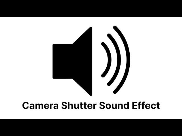 Camera Shutter - Sound Effect (HD)