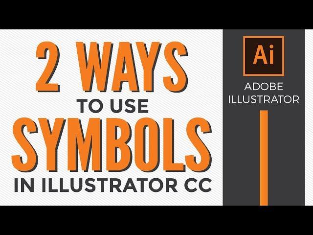 How to use Symbols in Adobe Illustrator CC