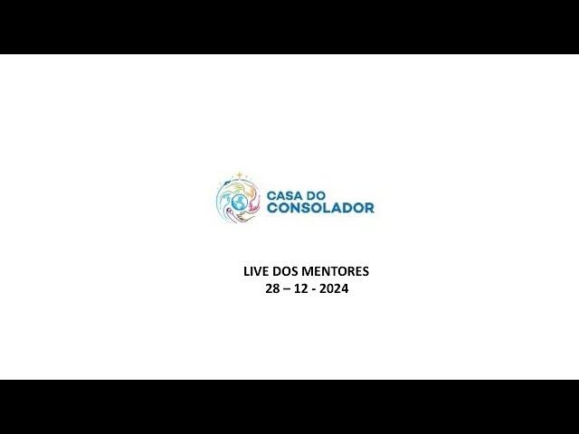 LIVE DOS MENTORES  - 28/12/2024