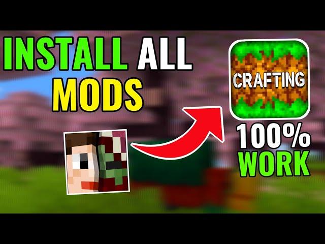 How To INSTALL MODS In Crafting and Building?!?! | Crash Problem Fixed