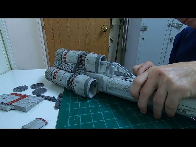 Dynamic Digital Creations BSG Viper MK1, 1/17 Build