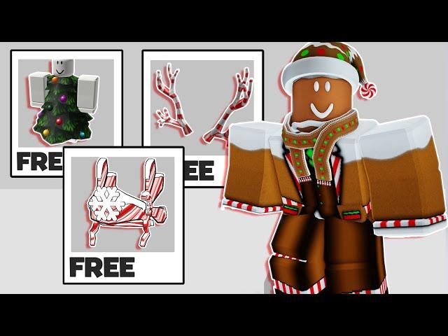 25 FREE CHRISTMAS ITEMS ROBLOX! NEW EVENT [2024]