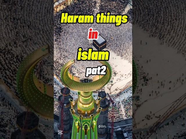 Haram things in Islam #yaallah #mashallah #muhmmadﷺ #islamic #shorts #haram #things #shorts #status