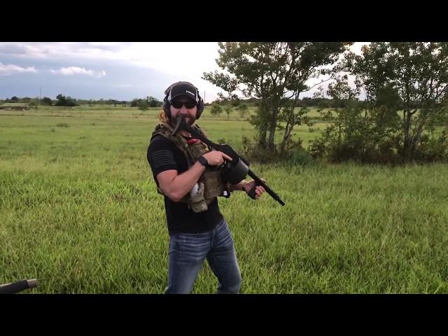 The adventures of Cletus, testing the Streetsweeper 12gauge shotgun