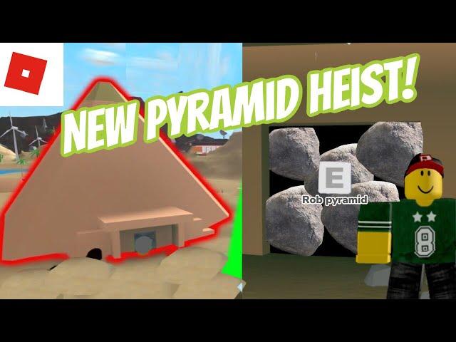 Roblox mad city | pyramid heist | new robbery!!