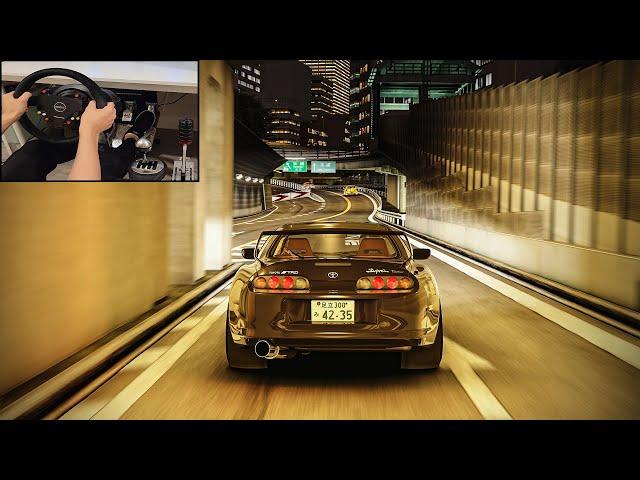 1147HP Toyota Supra MK4 Crazy Sound! - Assetto Corsa | Thrustmaster T300 Gameplay