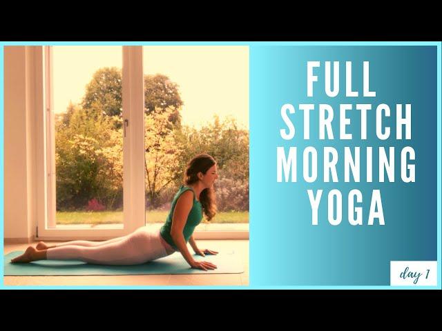 10 MINUTES OF YOGA a DAY Morning Challenge | DAY 1