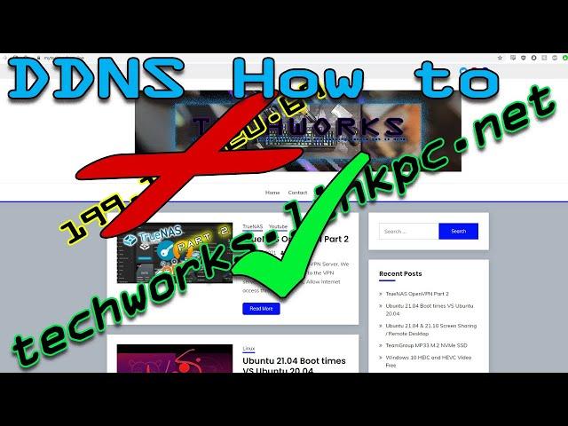 DDNS How to / and set it up with TrueNAS !
