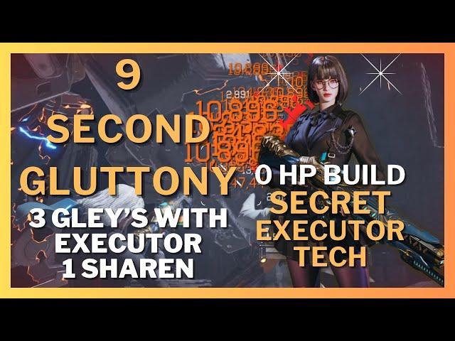 Gluttony in 9 Sec NEW EXECUTOR TECH & 0 HP Build Gley x3 & Sharen l The First Descendant