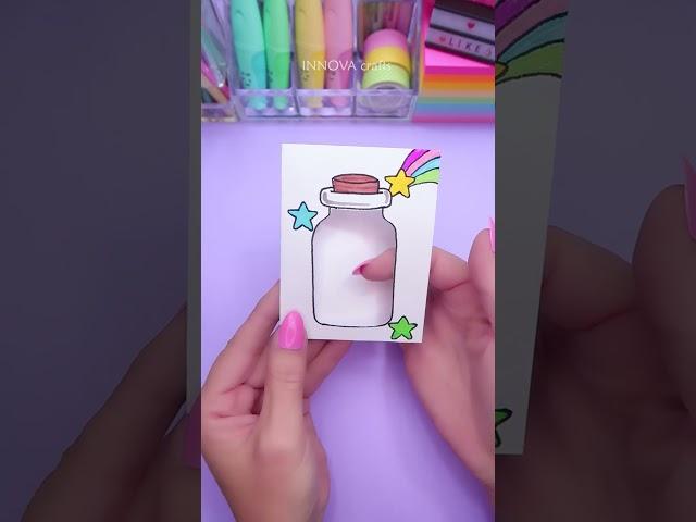 DIY Liquid Mini Notebook #shorts #diy #youtubeshorts #art #crafts #papercraft