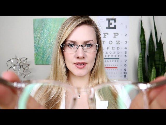  Eye exam and Frames Fitting  ASMR