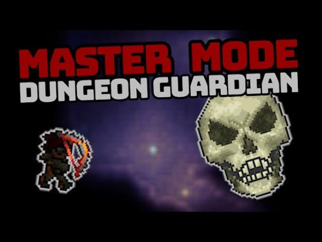 Killing Dungeon Guardian in Master Mode (with pre-Skeletron gear) | Terraria