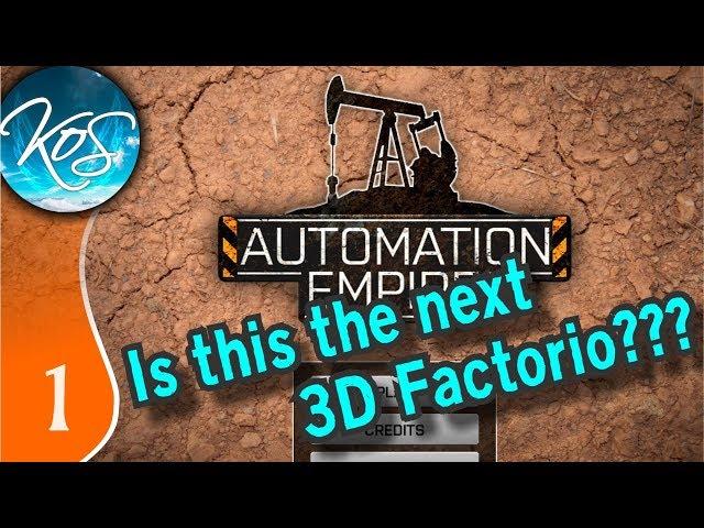 Automation Empire Ep 1: THE NEXT 3D FACTORIO???  - First Look - Let's Play