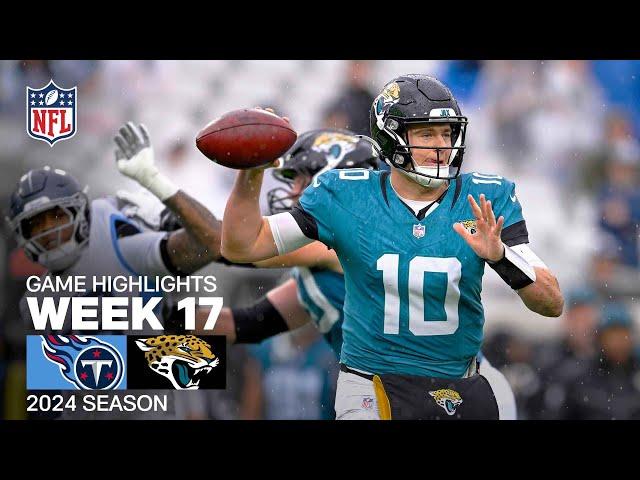 Tennessee Titans vs. Jacksonville Jaguars | 2024 Week 17 Game Highlights