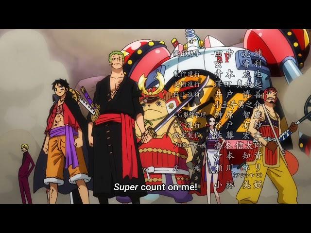 Straw Hat Pirates Epic Crew Gathering in Onigashima To Defeat Kaido Free Wano One Piece Episode 1000