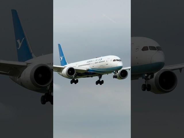 2 Xiamen Air landing at Amsterdam schiphol Airport