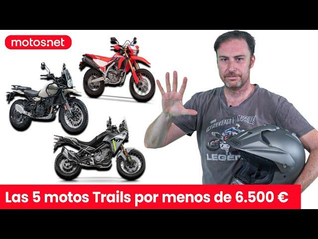  5 mejores motos Trail por menos de 6.500€  / Ranking / motos.net