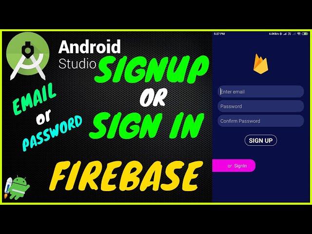 Login and Register Android Studio Tutorial using Firebase 2020 | Create Login and SignUp Android app