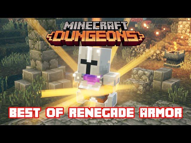 Best of Renegade Armor, Madness of Speed & Damage! Minecraft Dungeons