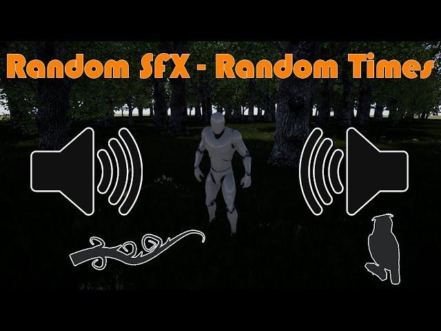 Play Random SFX At Random Times At Different Distances (Player Blueprint or Level Blueprint) - Ue4