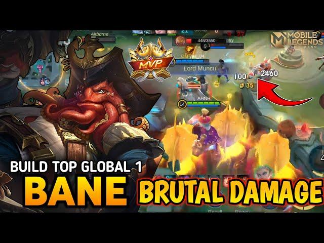 THIS HERO BANE CRAZY DAMAGE IS A MUST TRY BOD + SKY PIERCER AUTO WIN~ MLBB