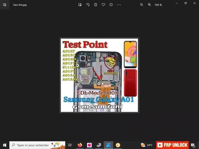 A01 A015F Frp Bypass  with Test Point  UNLOCK TOOL