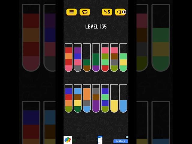 Water sort puzzle level 135