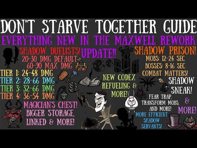 NEW FULL Maxwell Rework Update! Every NEW Change! - Don't Starve Together Guide