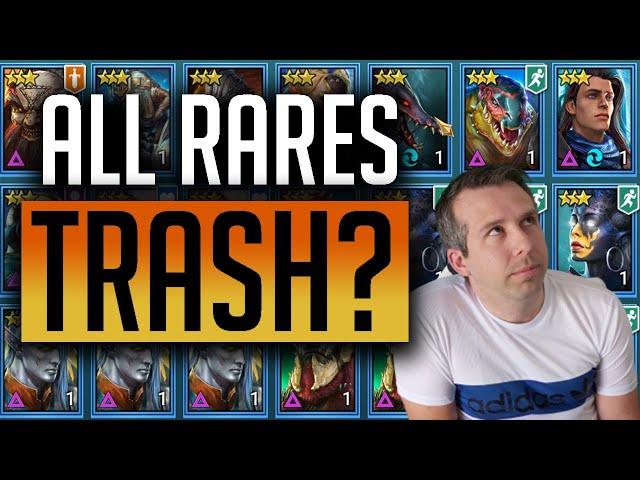 RAID: Shadow Legends | All Rares Reviewed! | Who is food and who should you invest in?!