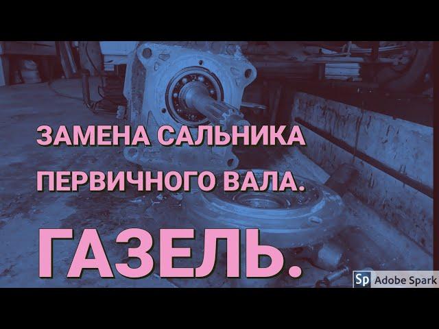 Сальник КПП на газели, замена сальника первичного вала.