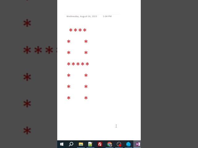 PHP To Print 'A' Using * #shorts #php #corephp #coding