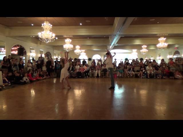 Dance recital performance by Julia Kravchenko and Donovan Kirrane