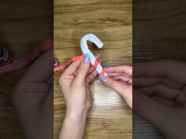 Paper Candy Cane Tutorial