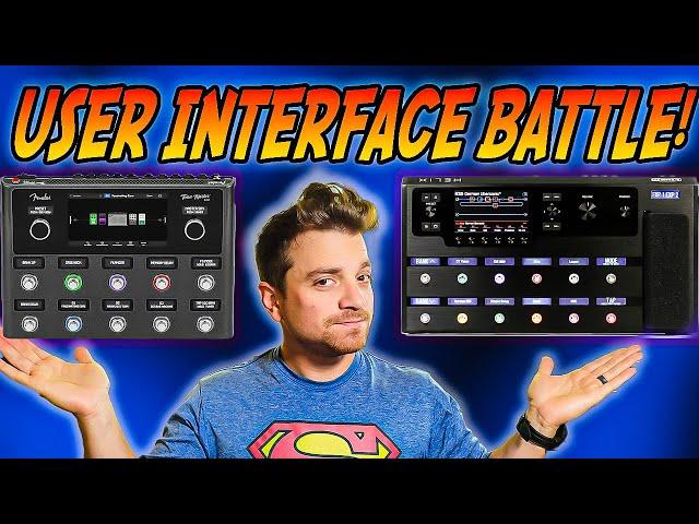 Fender Tonemaster Pro vs Line 6 Helix User Interface