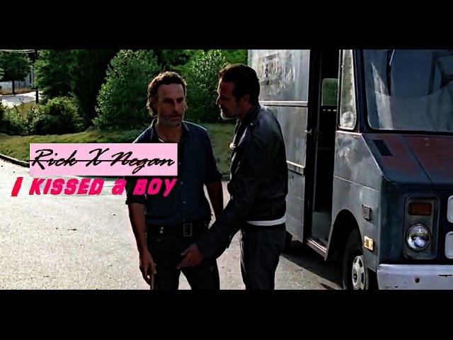 Rick x Negan. I kissed a boy. 