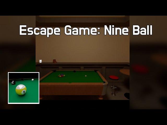 Escape Game Nine Ball Walkthrough (Goro Sato)