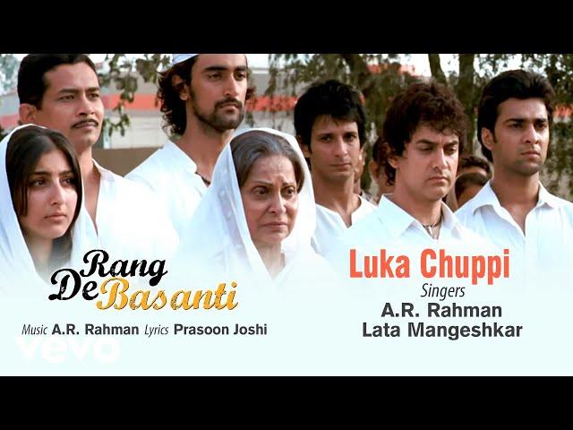 A.R. Rahman - Luka Chuppi Best Audio Song|Rang De Basanti|Aamir Khan|Lata Mangeshkar|Soha