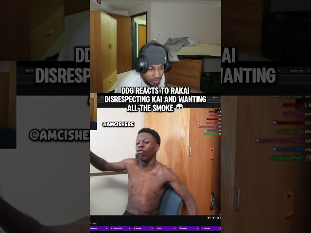 DDG reacts to Rakai disrespecting Kai and wanting all smoke #rakai #2xrakai #ddg #streameruniversity