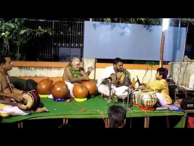 Grammy Award Winner. Vidwan Vikku Vinayakram and Hemant Joshi  ( 8years)- Jugalbandhi