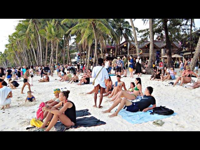 Look! This is BORACAY White Beach on December 26 2024 4:35pm Walk Daming Tao From Station 3 to 1