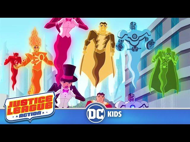 Justice League Action em Português | Confusão da Liga da Justiça | DC Kids