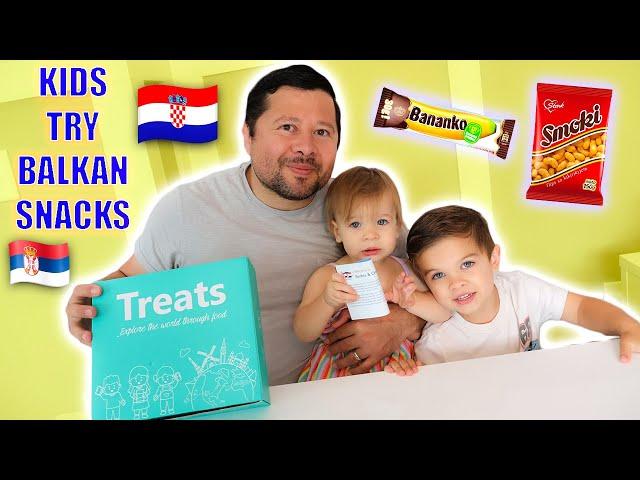 Kids Try Balkan Snacks for the First Time! 