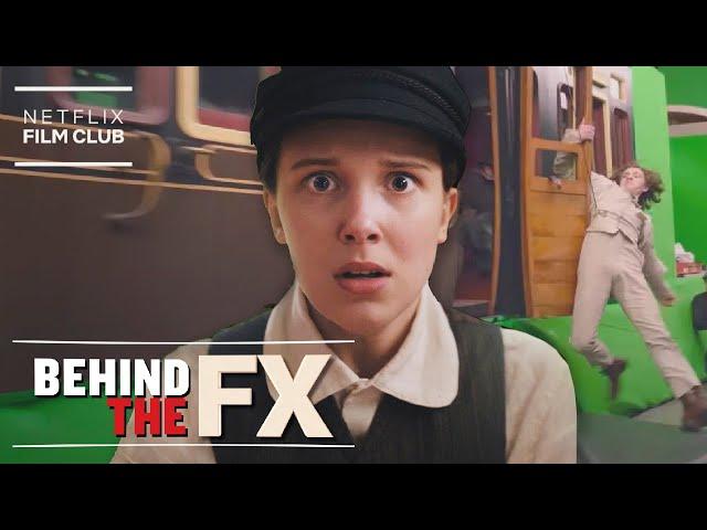 The VFX Behind The Enola Holmes Train Sequence | Behind The FX | Netflix